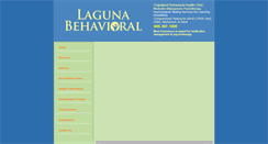Desktop Screenshot of lagunabehavioral.com